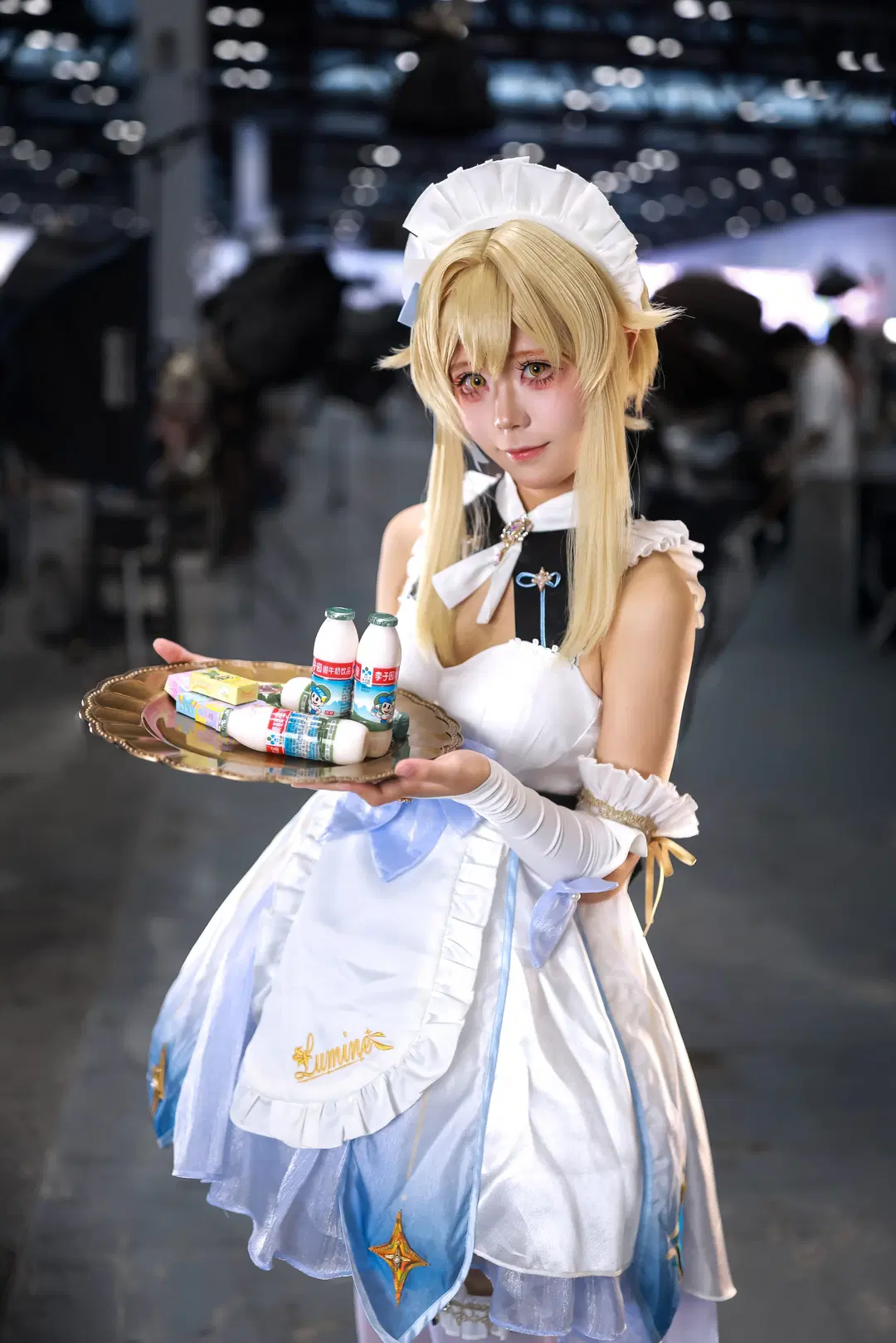 【熒cos】原神旅行者的女僕裝漫展場照 - 秋枫 Fynne Photo - 第2張