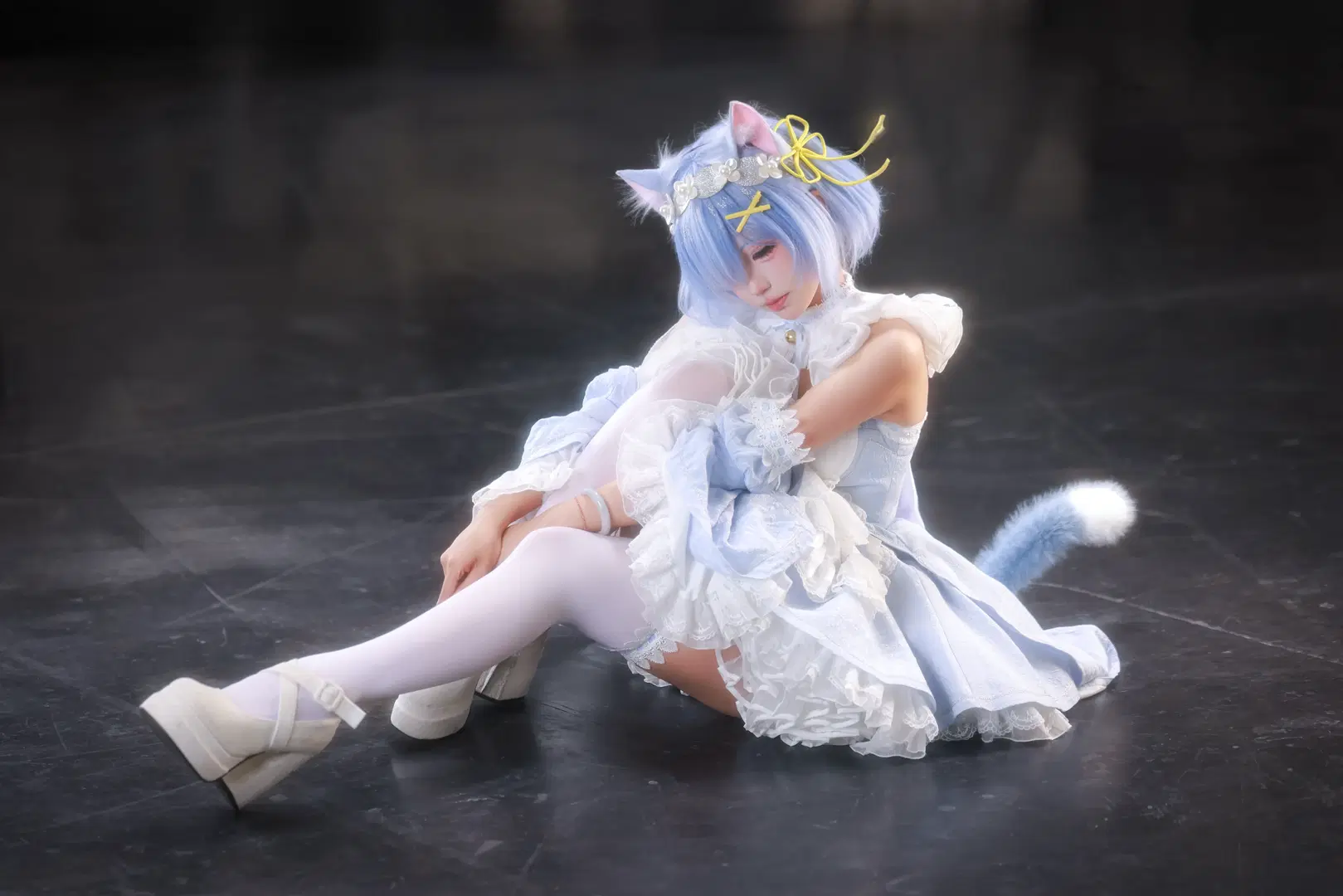 【蕾姆cos】從零開始的異世界，貓耳女僕漫展場照 - 秋枫 Fynne Photo - 第2張