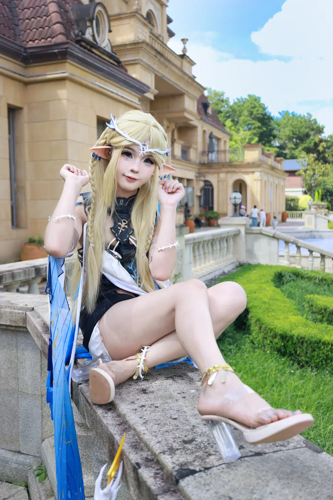 鸣潮, 卡提希娅cos, cosplay正片, 精灵cos, 奇幻风格cos