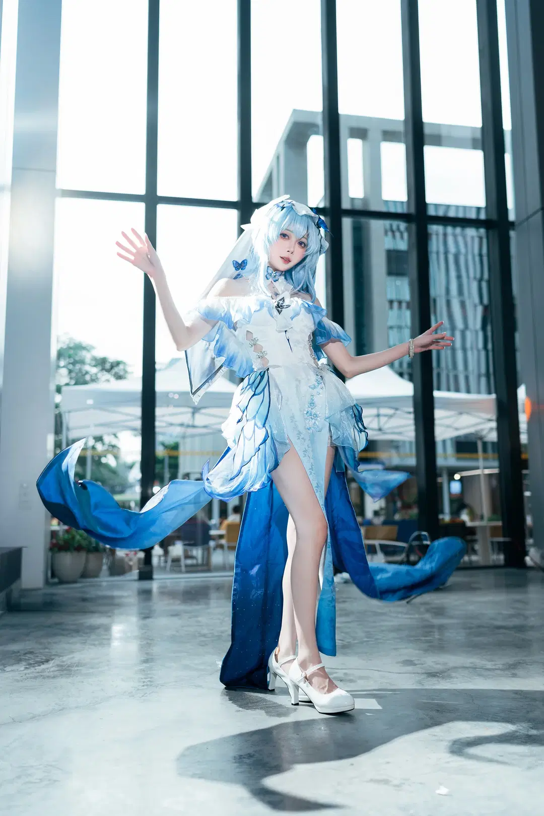 [The Shorekeeper cosplay] Wuthering Waves Shorekeeper: A Blue Butterfly Dream at CICF Convention by zbw-满满满满 - Image 11