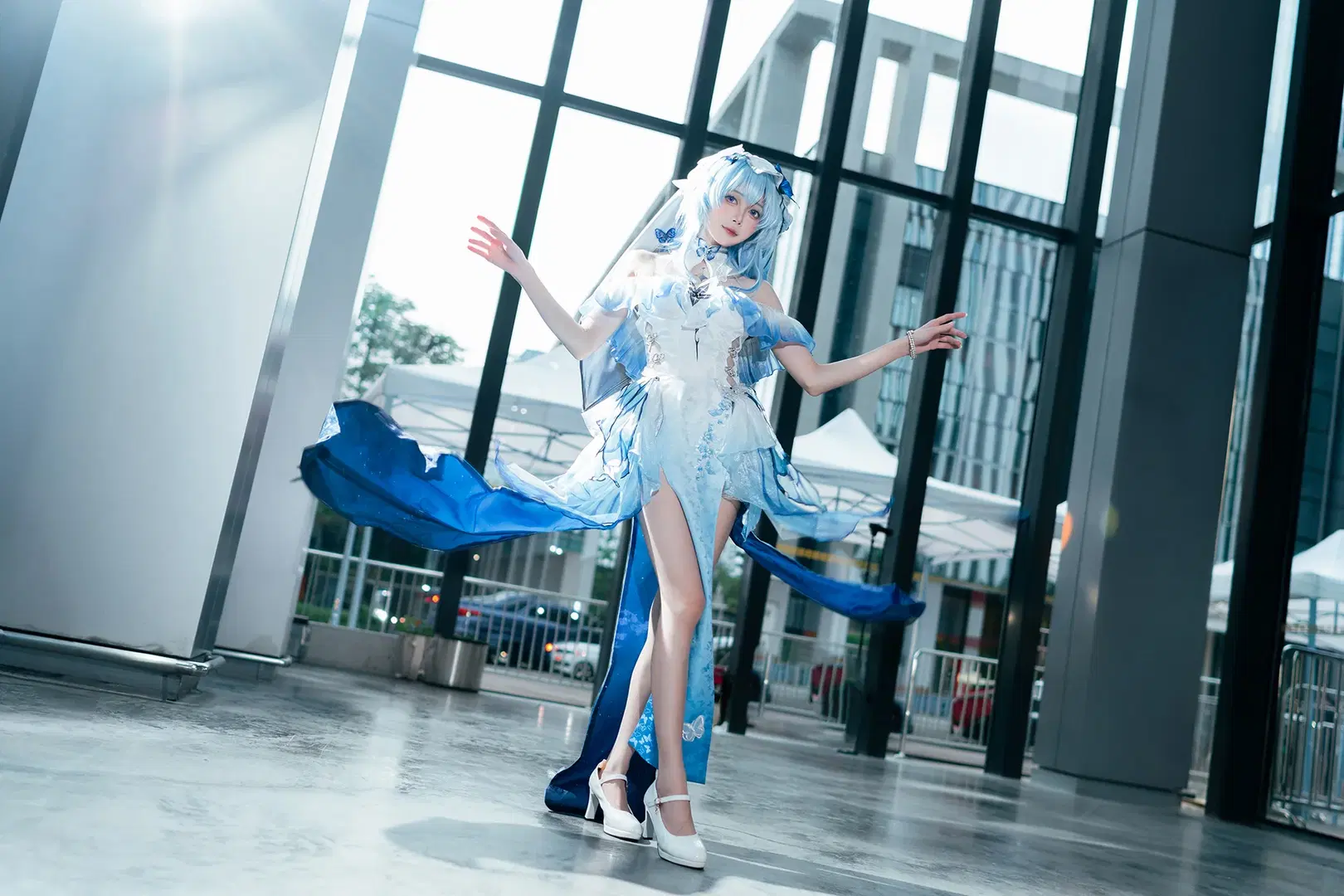 [The Shorekeeper cosplay] Wuthering Waves Shorekeeper: A Blue Butterfly Dream at CICF Convention by zbw-满满满满 - Image 12
