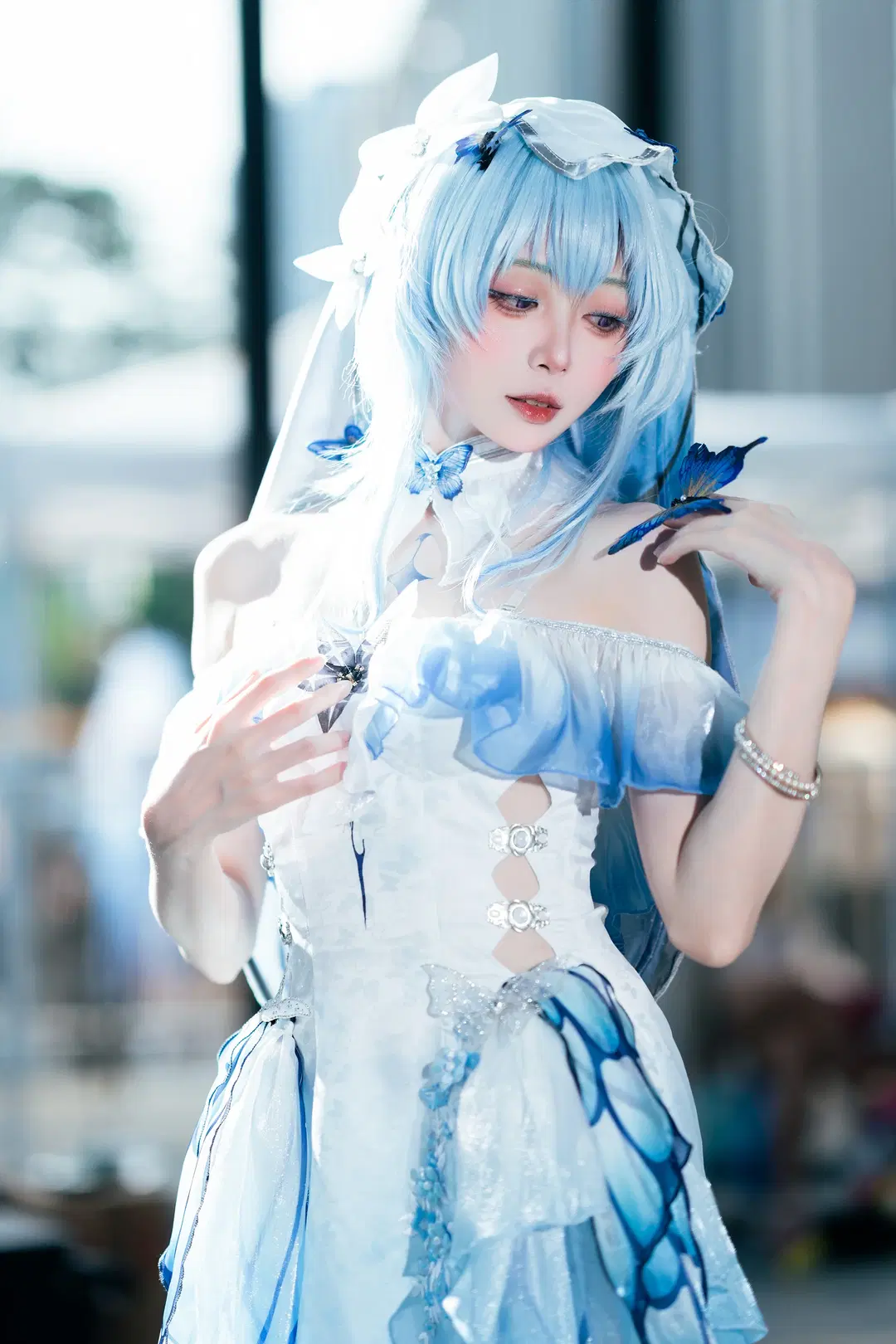 [The Shorekeeper cosplay] Wuthering Waves Shorekeeper: A Blue Butterfly Dream at CICF Convention by zbw-满满满满 - Image 13