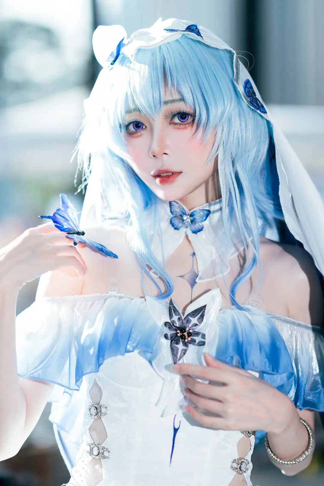 [The Shorekeeper cosplay] Wuthering Waves Shorekeeper: A Blue Butterfly Dream at CICF Convention by zbw-满满满满 - Image 2