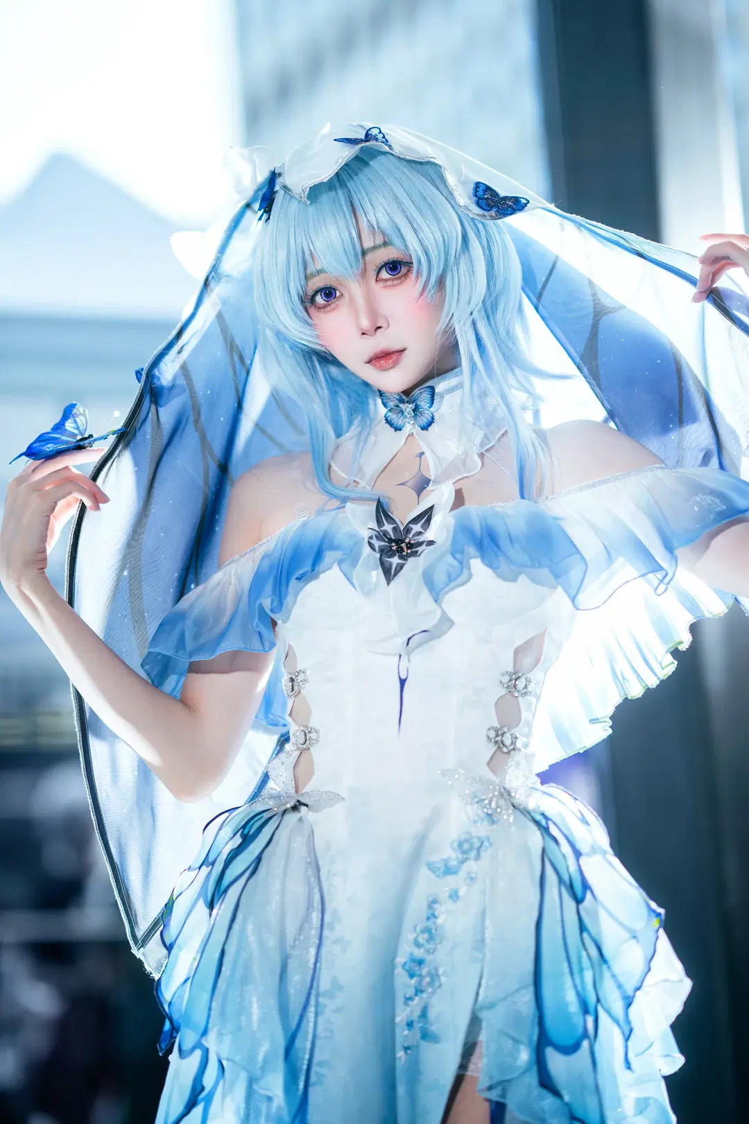 [The Shorekeeper cosplay] Wuthering Waves Shorekeeper: A Blue Butterfly Dream at CICF Convention by zbw-满满满满 - Image 4