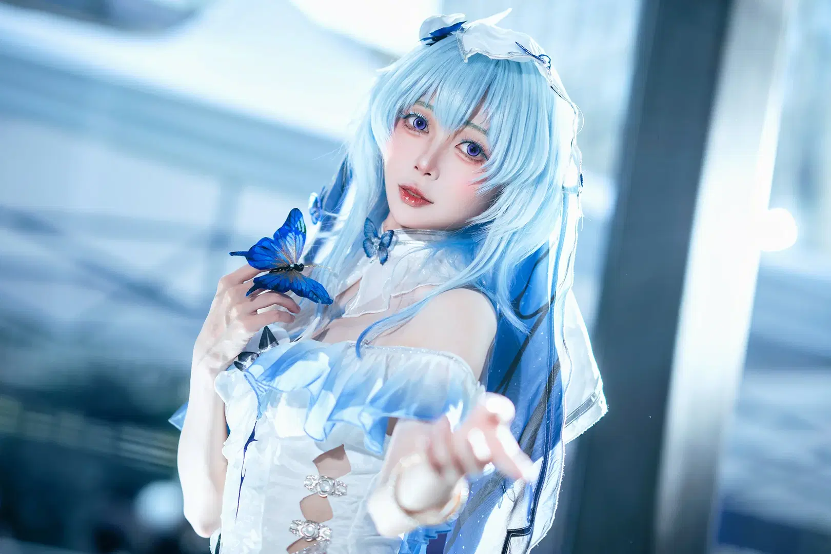 [The Shorekeeper cosplay] Wuthering Waves Shorekeeper: A Blue Butterfly Dream at CICF Convention by zbw-满满满满 - Image 5