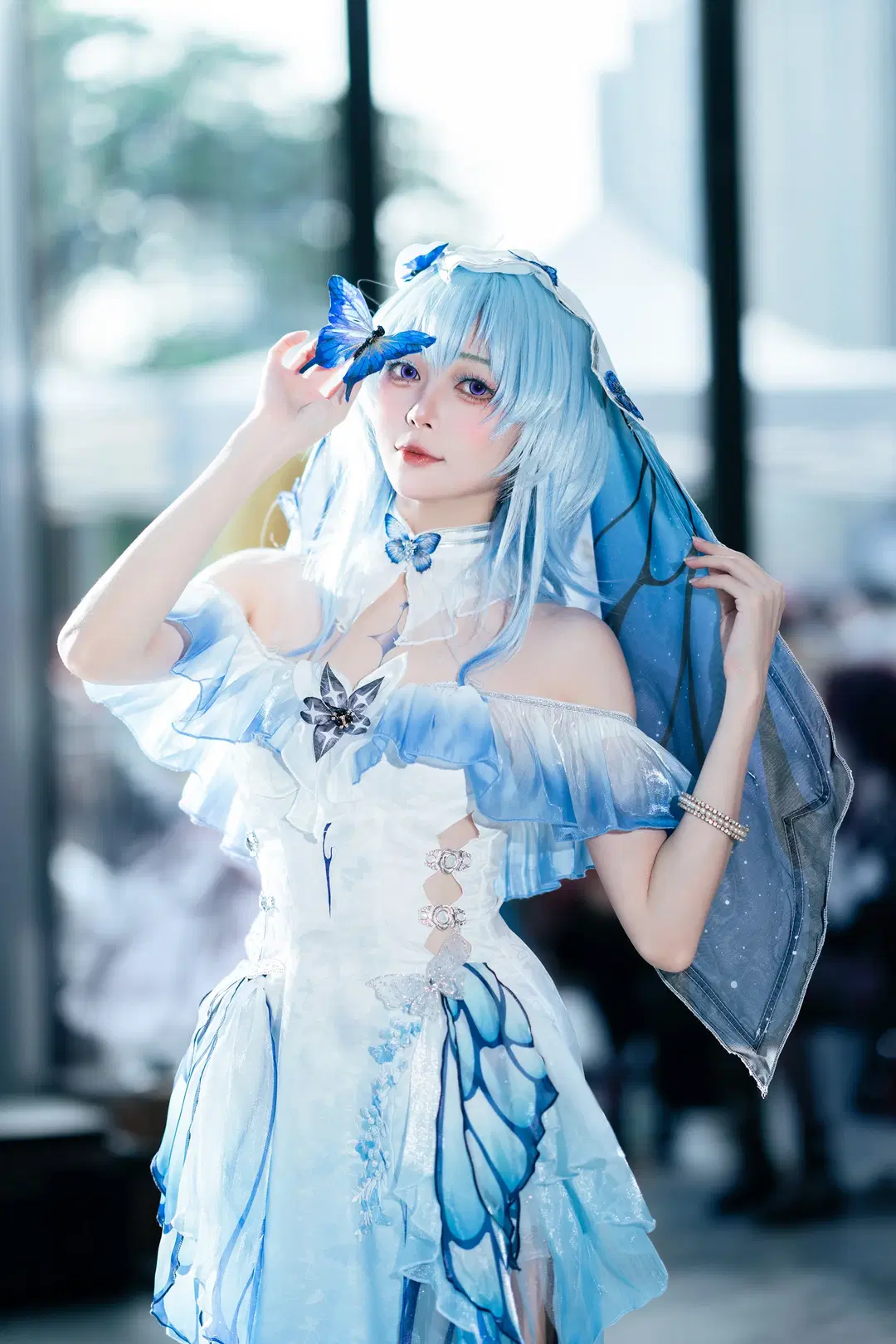 [The Shorekeeper cosplay] Wuthering Waves Shorekeeper: A Blue Butterfly Dream at CICF Convention by zbw-满满满满 - Image 6