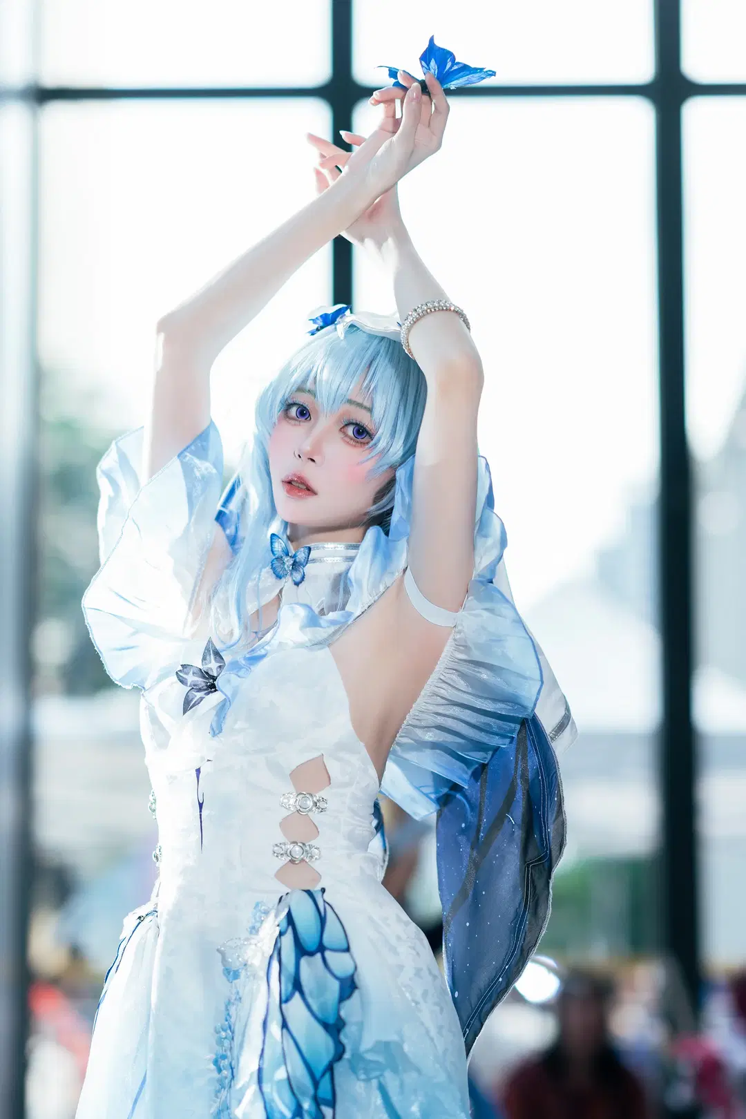 [The Shorekeeper cosplay] Wuthering Waves Shorekeeper: A Blue Butterfly Dream at CICF Convention by zbw-满满满满 - Image 8