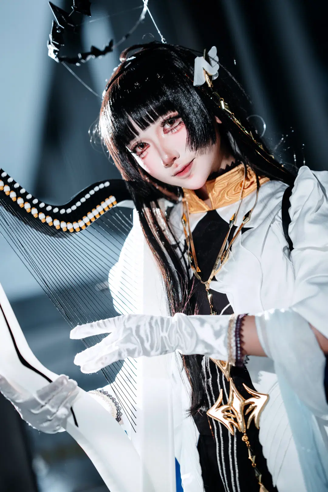 [Arknights cosplay] CICF Convention Live Recap: The Collision of Black, White, Gold Aesthetics and the Harp by zbw-满满满满 - Image 6