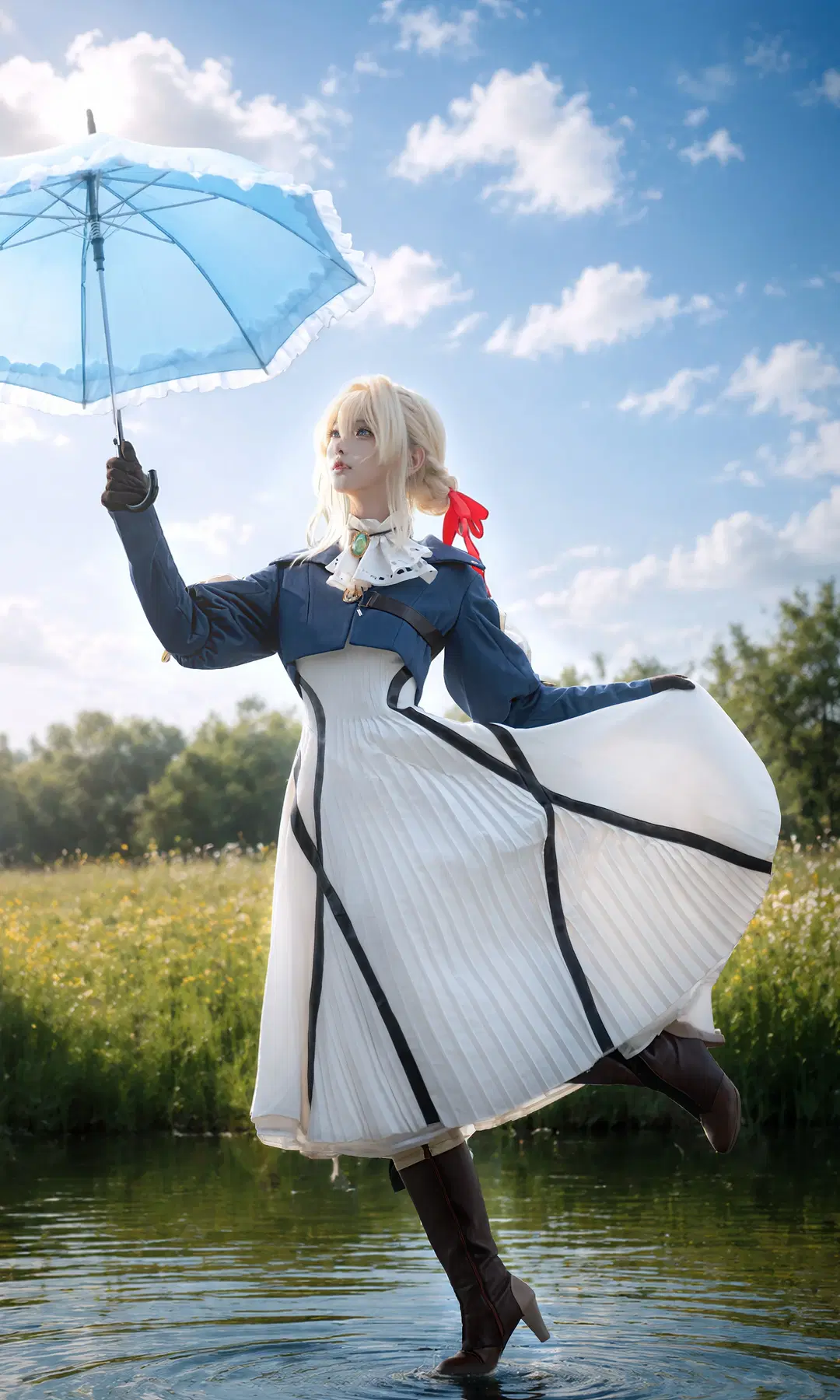 コスプレ, ロケーション撮影, ヴァイオレット・エヴァーガーデン コスプレ, ヴァイオレット・エヴァーガーデン, レトロ風コスプレ