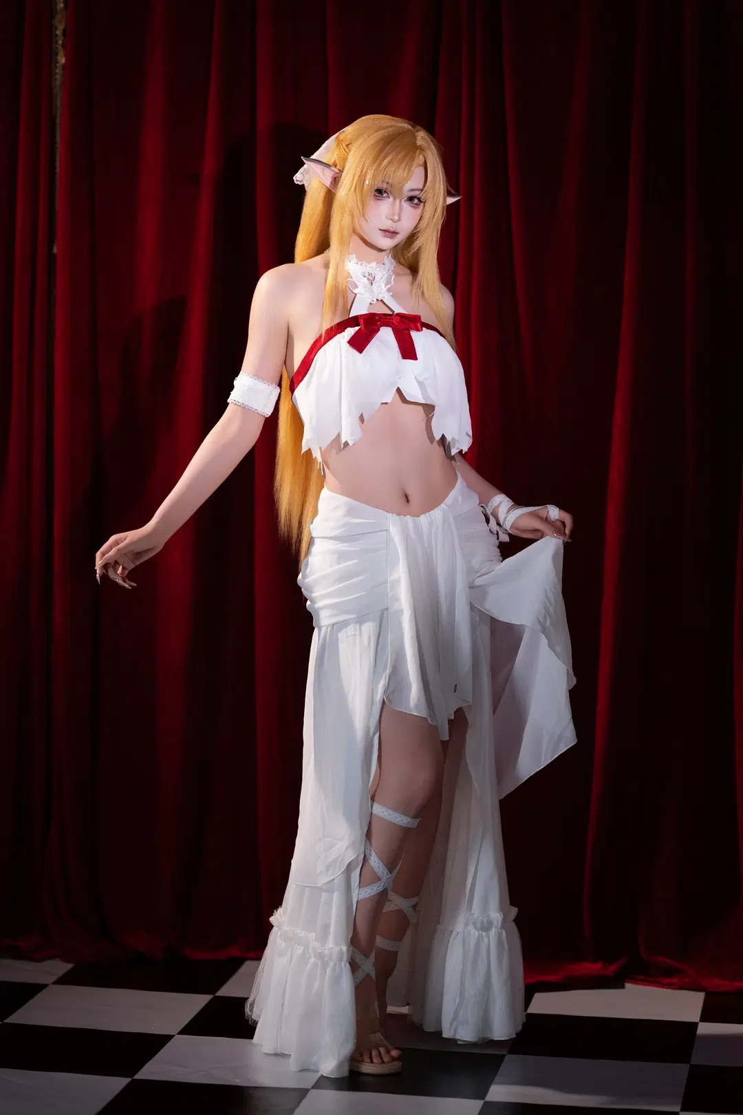 cosplay, Cosplay photography, Asuna cosplay, Sword Art Online, Elf ears