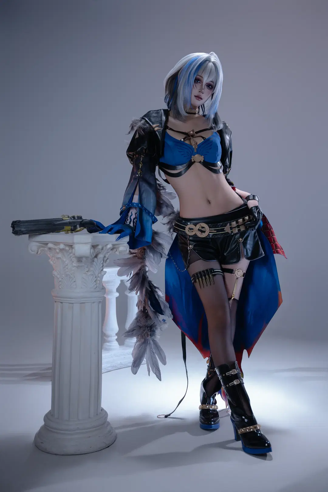 【嘉貝莉娜cos】鳴潮裡的皮衣女槍手 - KomikadoYUC - 第4張