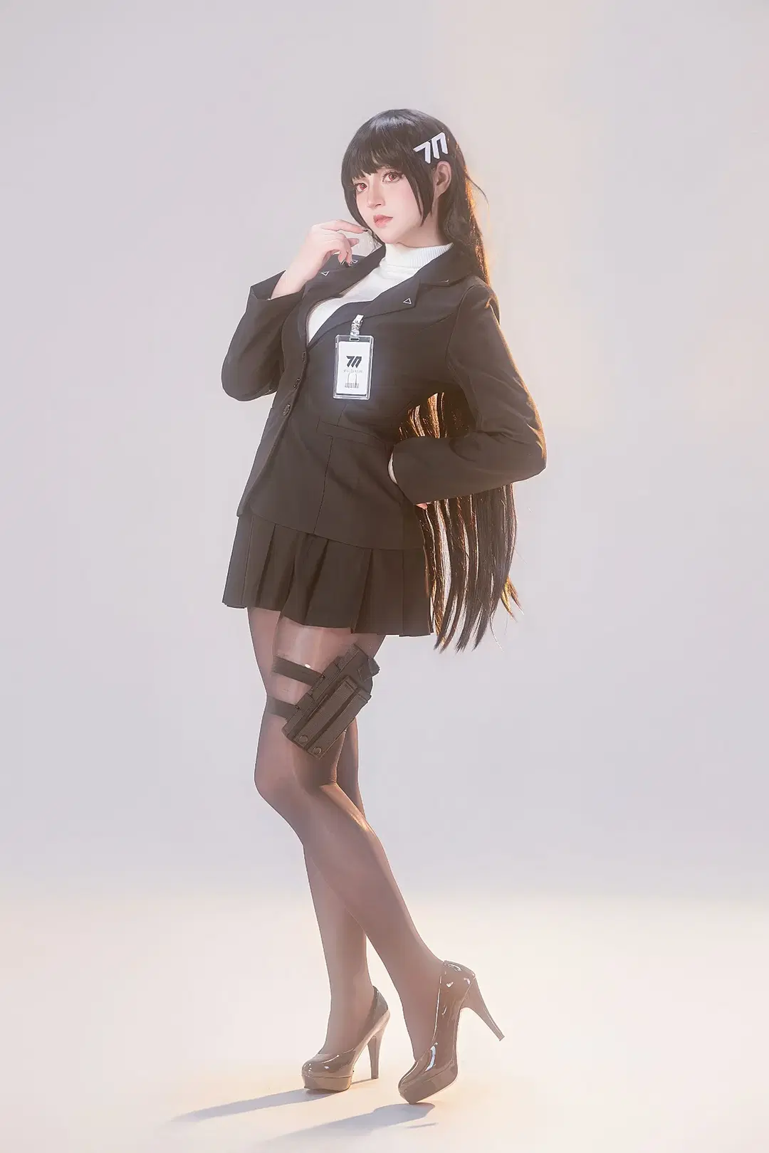 碧蓝档案, 调月莉音cos, 丝袜