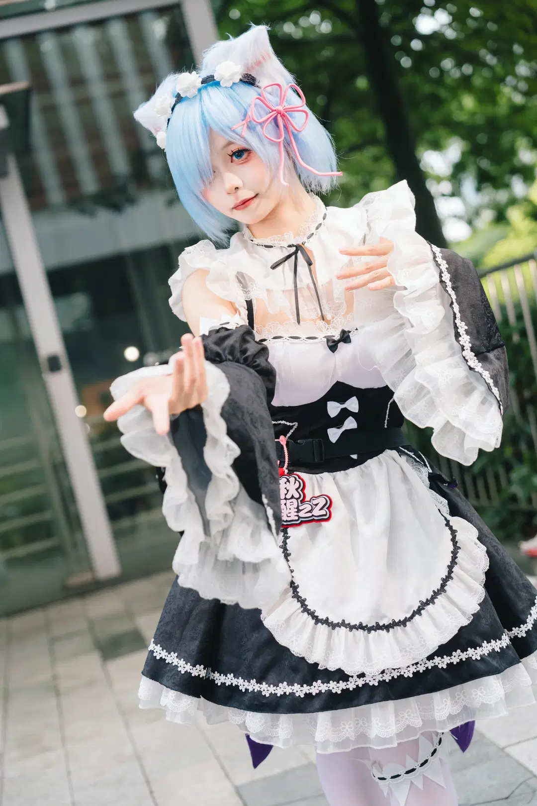 【レム コスプレ】『Re:ゼロから始める異世界生活』ホタルACGエキスポのイベント写真 - 小红帽 - 4枚目