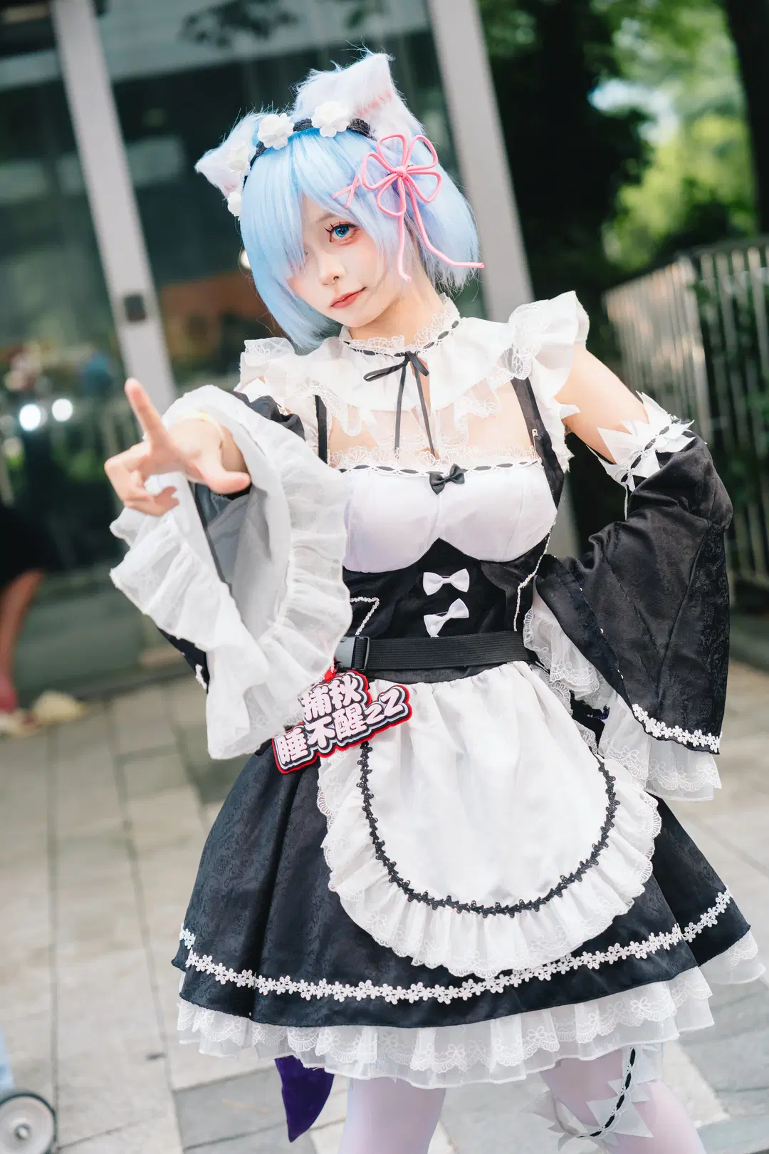 【レム コスプレ】『Re:ゼロから始める異世界生活』ホタルACGエキスポのイベント写真 - 小红帽 - 5枚目