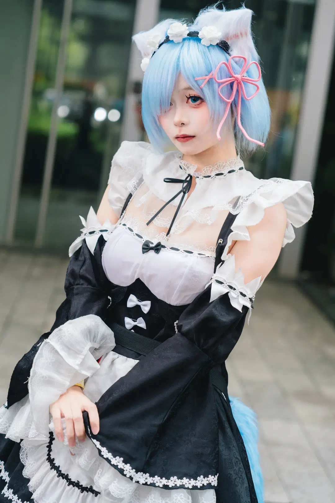 【レム コスプレ】『Re:ゼロから始める異世界生活』ホタルACGエキスポのイベント写真 - 小红帽 - 6枚目