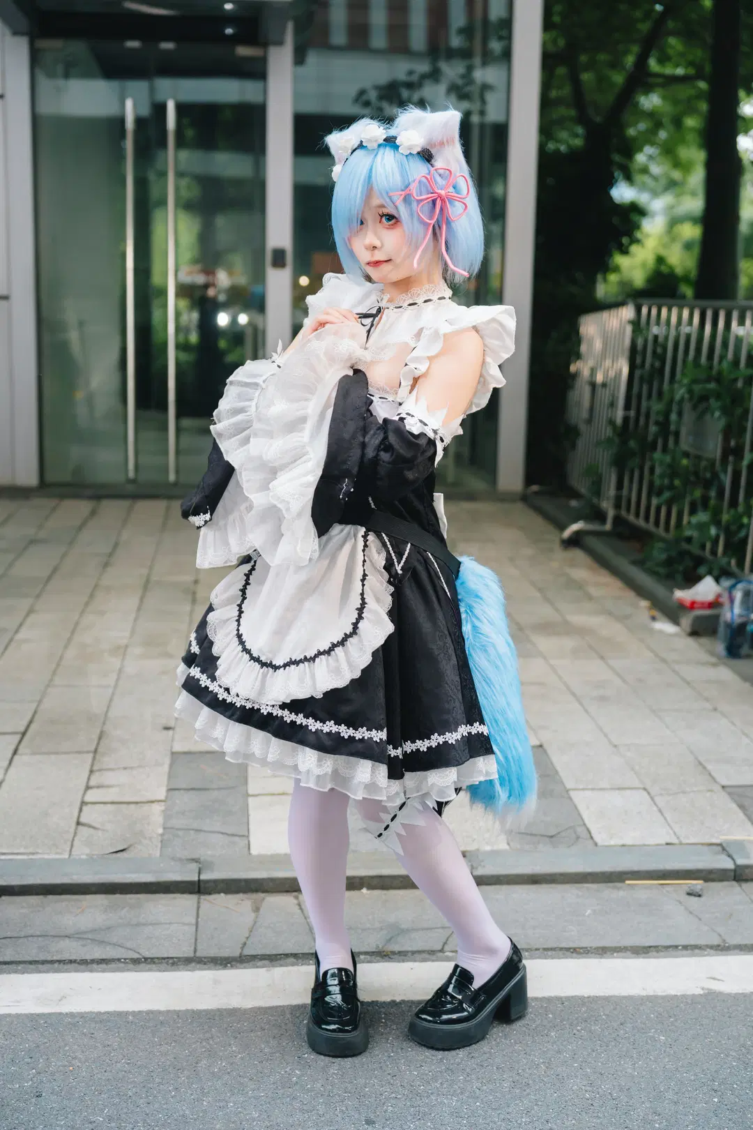【レム コスプレ】『Re:ゼロから始める異世界生活』ホタルACGエキスポのイベント写真 - 小红帽 - 7枚目