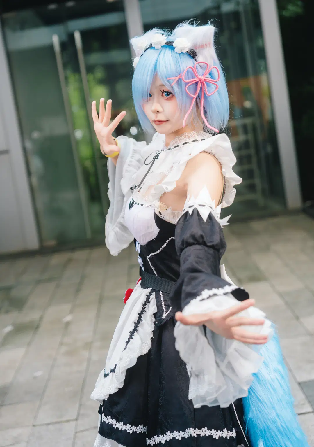 【レム コスプレ】『Re:ゼロから始める異世界生活』ホタルACGエキスポのイベント写真 - 小红帽 - 8枚目