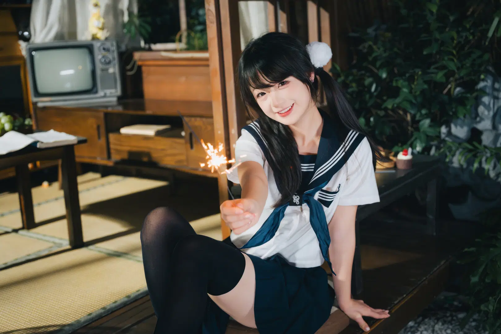 Midsummer Night's Japanese JK and Sparkler by 小红帽 - Image 5