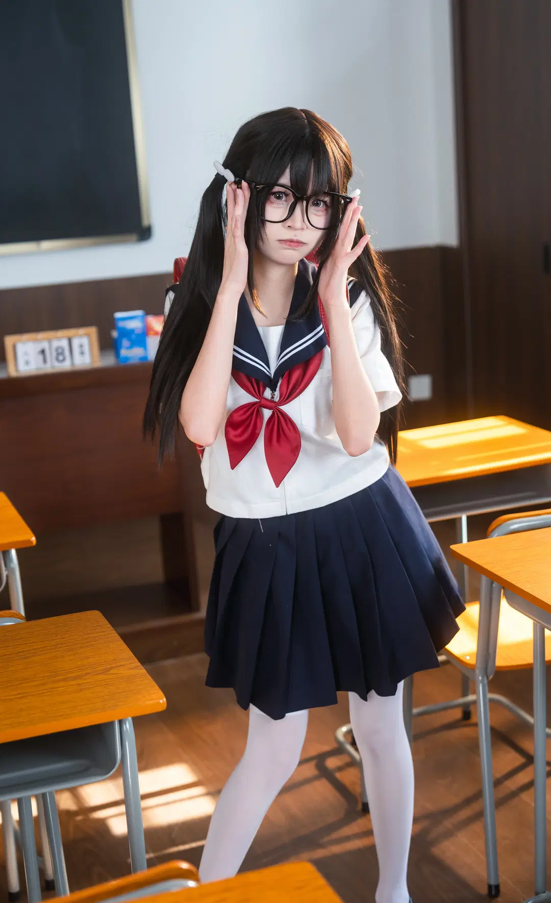 Classroom after skipping class: JK uniform Campus style daily record by 小红帽 - Image 3