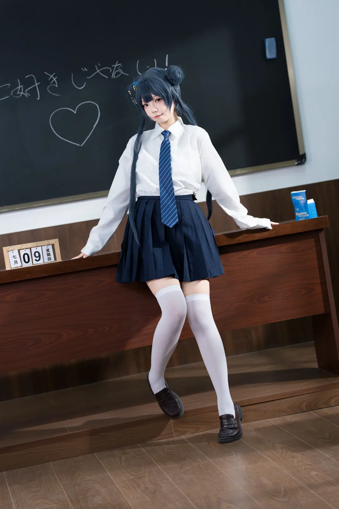 [Misaki cosplay] Blue Archive Underclassman's Classroom Daily Life by 小红帽 - Image 2