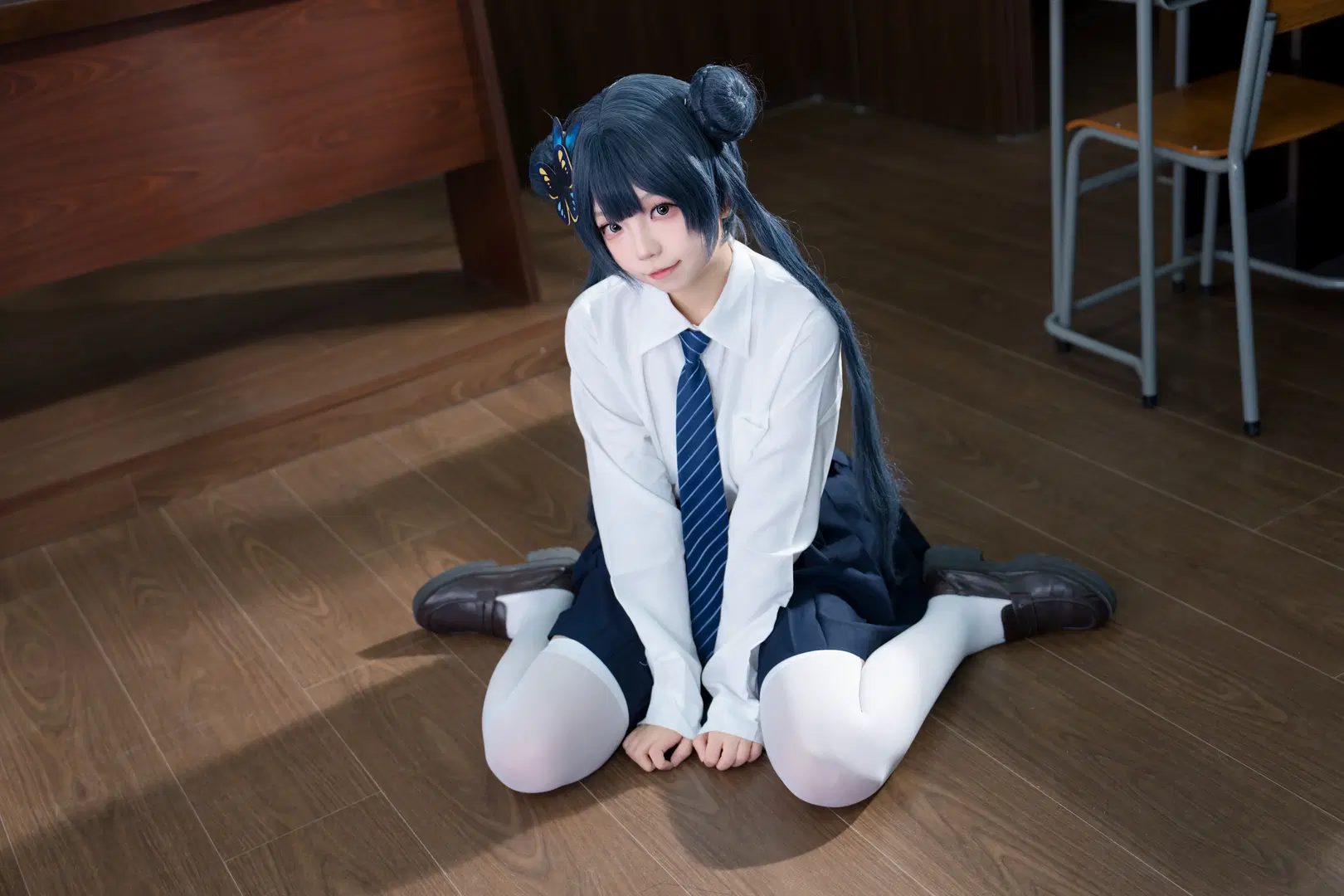 [Misaki cosplay] Blue Archive Underclassman's Classroom Daily Life by 小红帽 - Image 3
