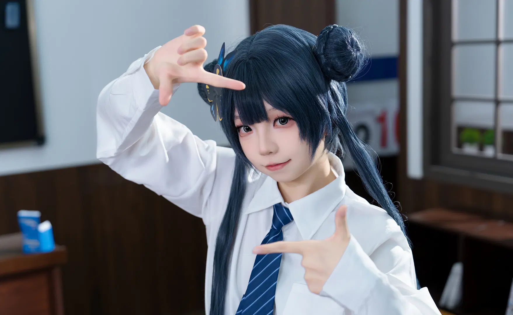 [Misaki cosplay] Blue Archive Underclassman's Classroom Daily Life by 小红帽 - Image 5