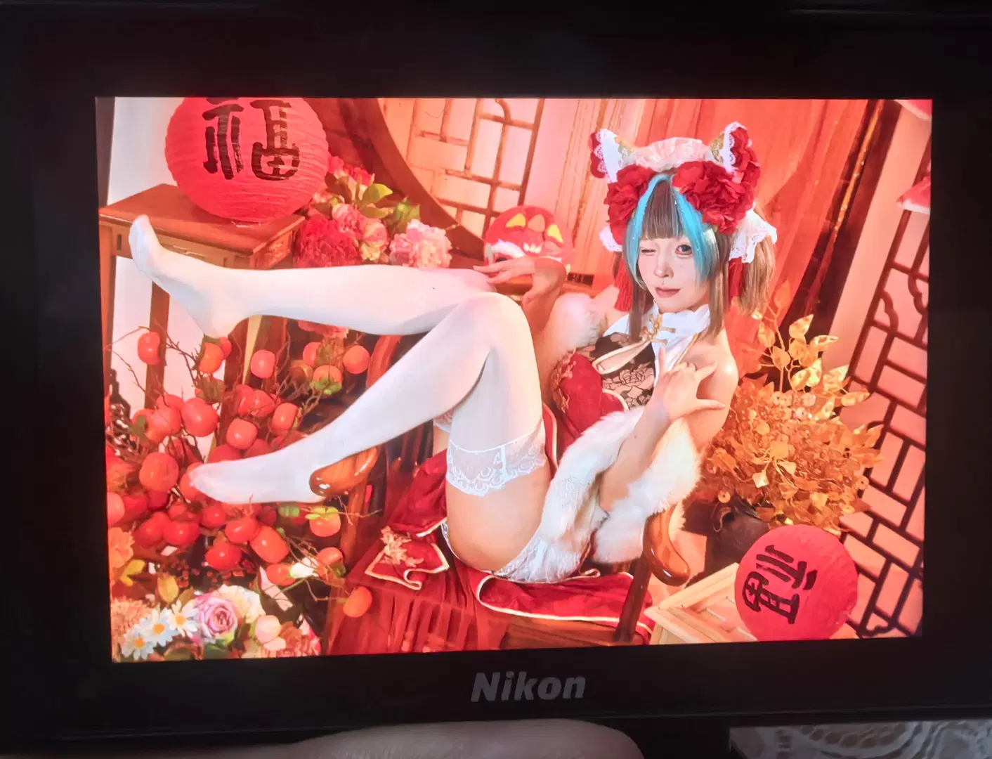 【柴郡cos】碧藍航線的新春旗袍賀圖 - 甘小楽_LeLe - 第5張
