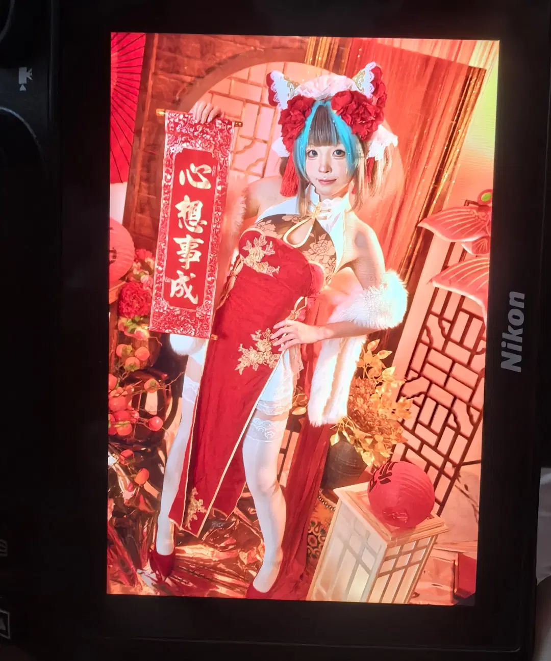 【柴郡cos】碧藍航線的新春旗袍賀圖 - 甘小楽_LeLe - 第6張