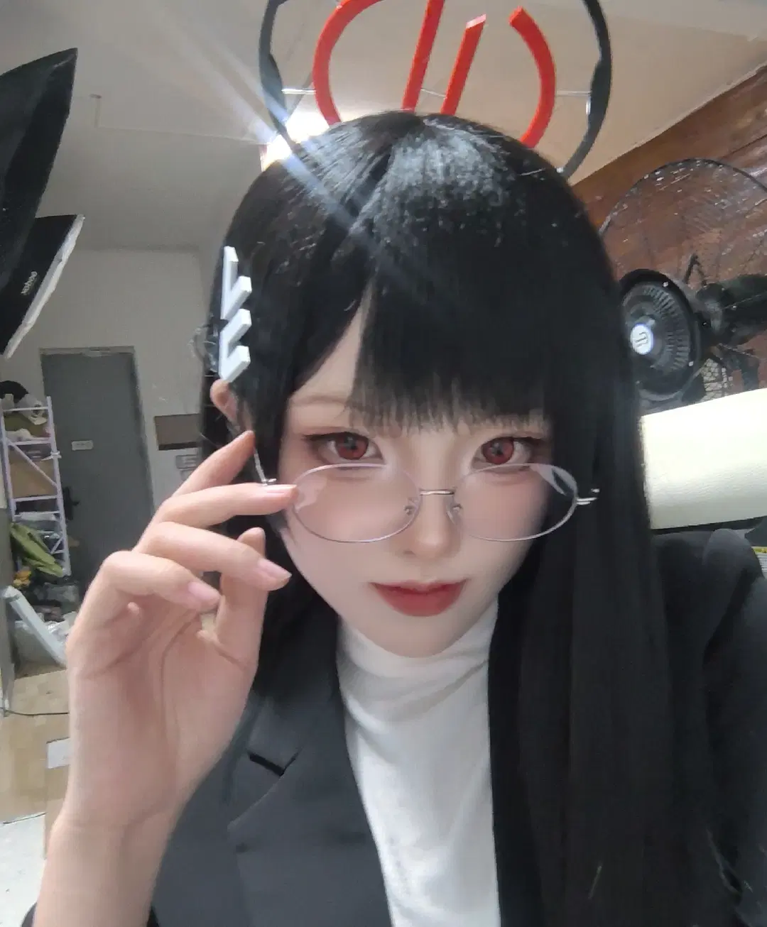 【调月莉音cos】蔚蓝档案里穿西装的御姐真的太香了 - 甘小楽_LeLe - 第2张