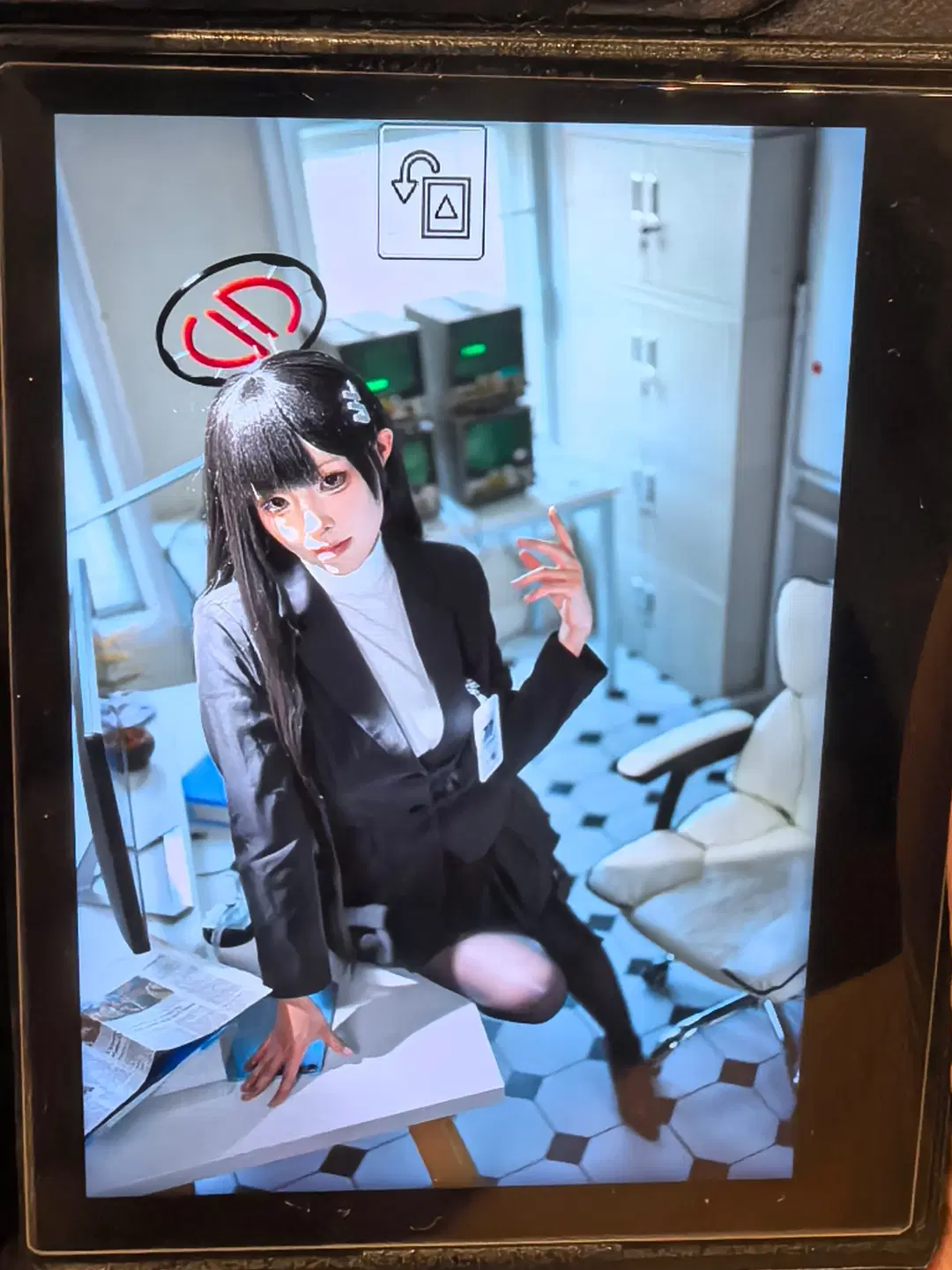 【调月莉音cos】蔚蓝档案里穿西装的御姐真的太香了 - 甘小楽_LeLe - 第3张