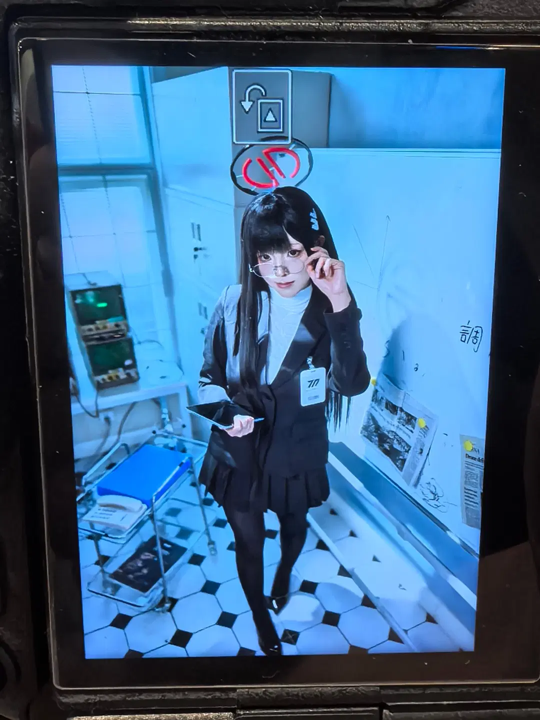 【调月莉音cos】蔚蓝档案里穿西装的御姐真的太香了 - 甘小楽_LeLe - 第4张