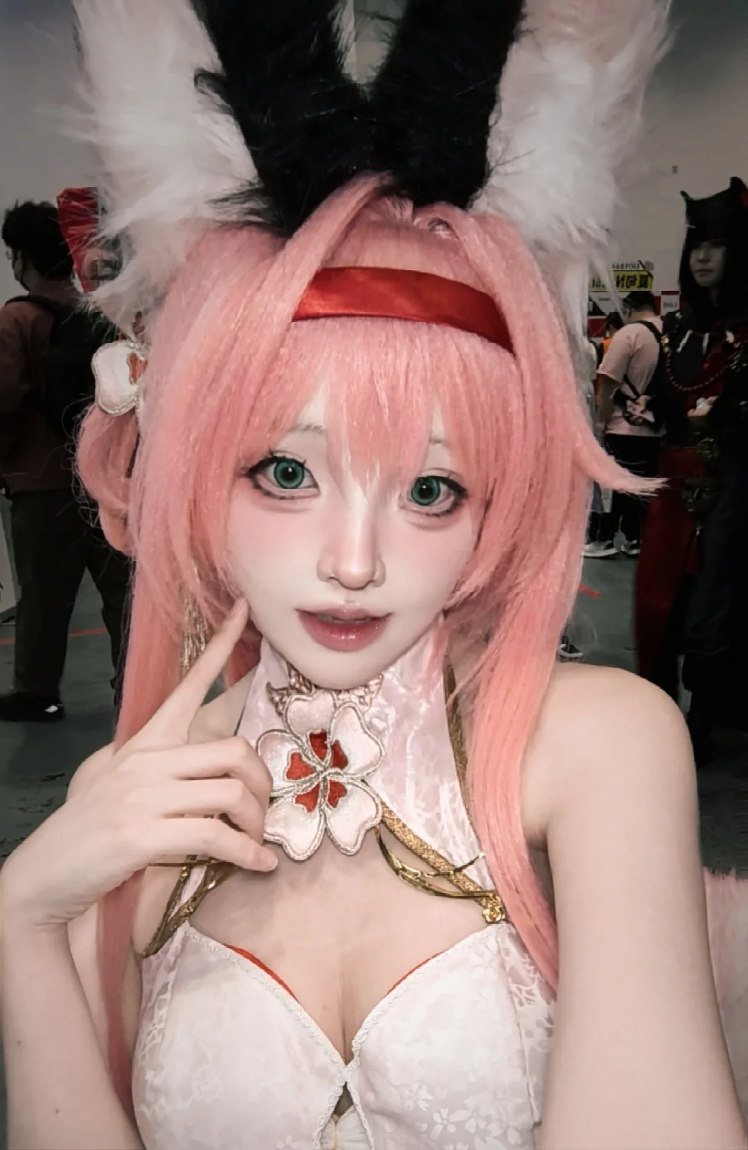 碧蓝航线, 二次元cosplay, ijoy漫展, 花月cos, 粉发兽耳