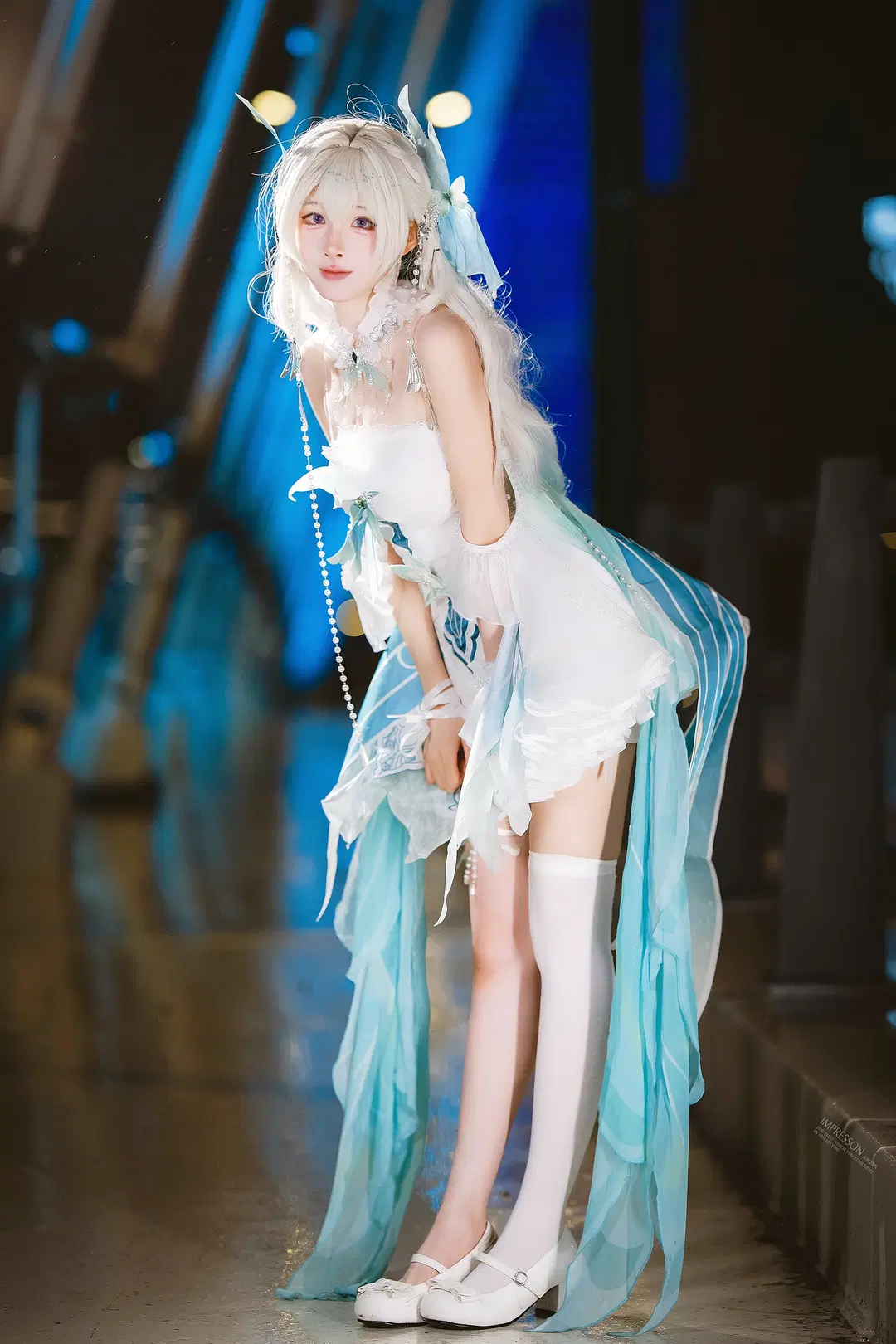 雨夜里的流萤cos，崩坏星穹铁道氛围感拍摄记录 - 阿宏 - 第3张