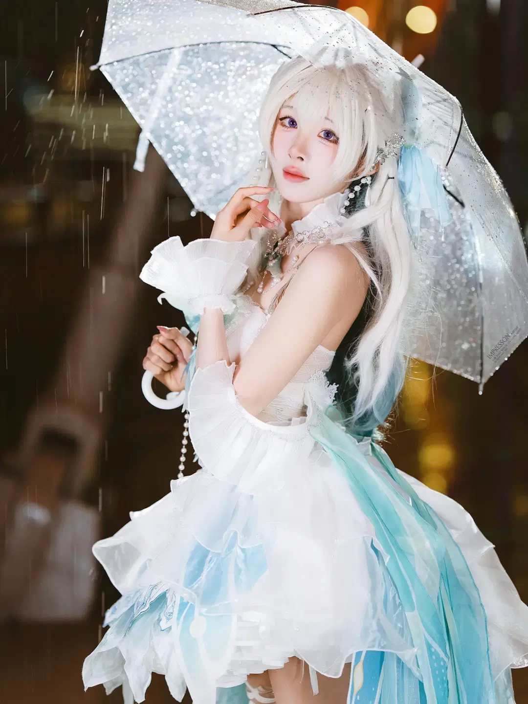 雨夜里的流萤cos，崩坏星穹铁道氛围感拍摄记录 - 阿宏 - 第5张