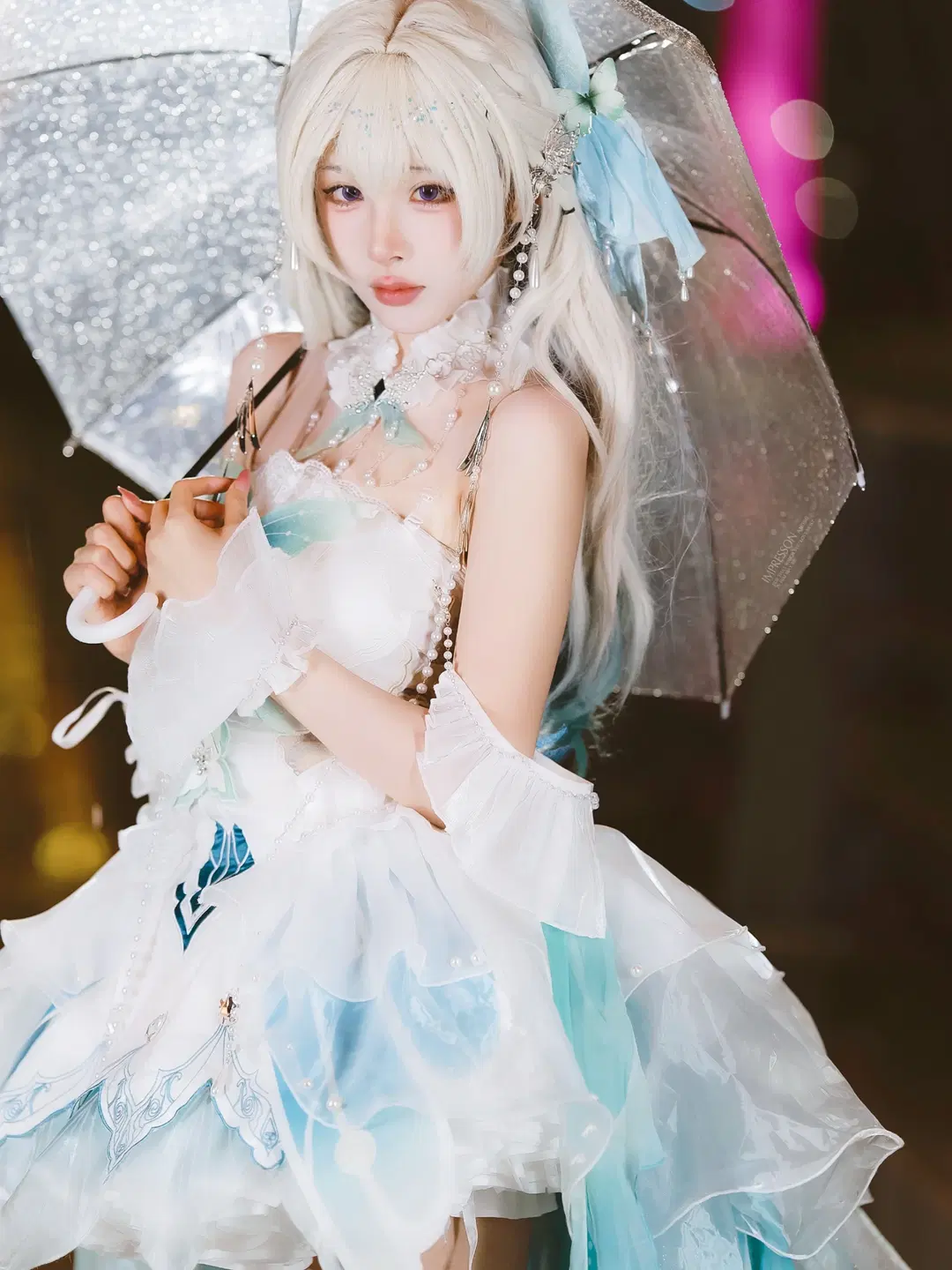雨夜里的流萤cos，崩坏星穹铁道氛围感拍摄记录 - 阿宏 - 第6张