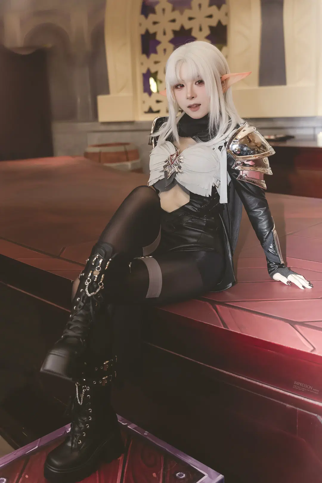 【兔娘cos】魔兽世界精灵战士的硬核穿搭细节