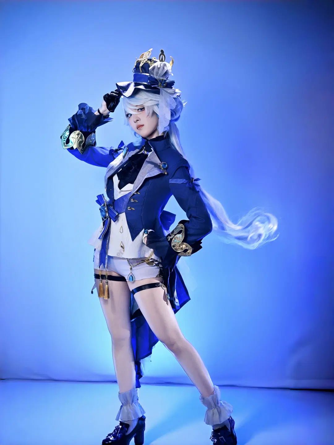 【芙宁娜cos】原神 耗时一周亲手制作的假发首秀 - 挑食动物Future - 第3张