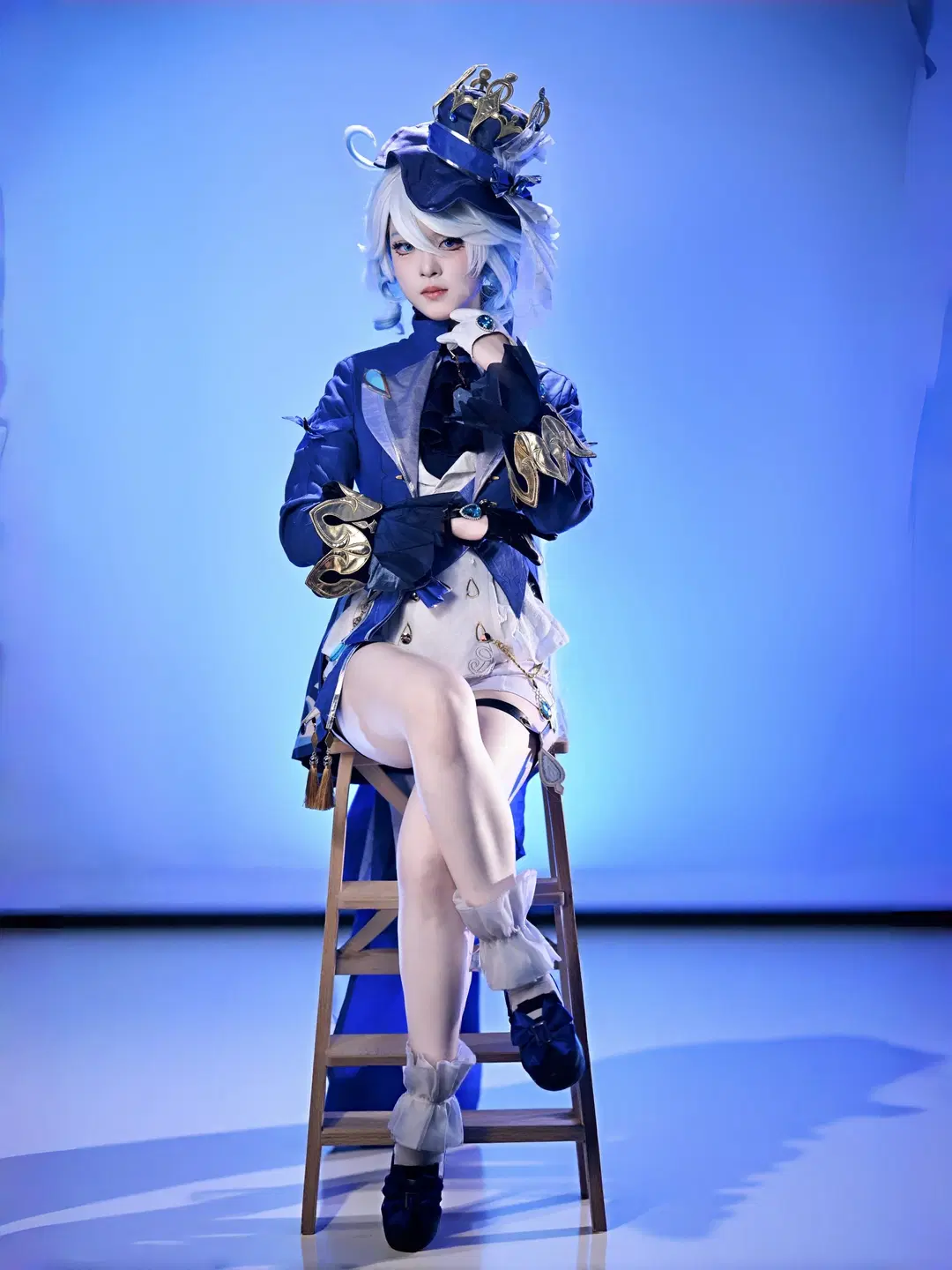 【芙宁娜cos】原神 耗时一周亲手制作的假发首秀 - 挑食动物Future - 第4张