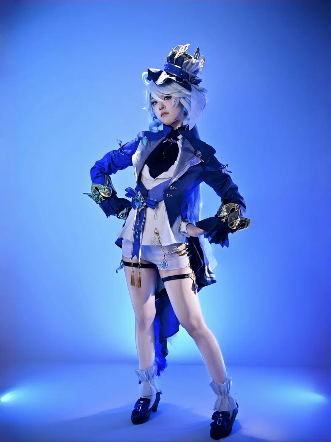 【芙宁娜cos】原神 耗时一周亲手制作的假发首秀 - 挑食动物Future - 第5张