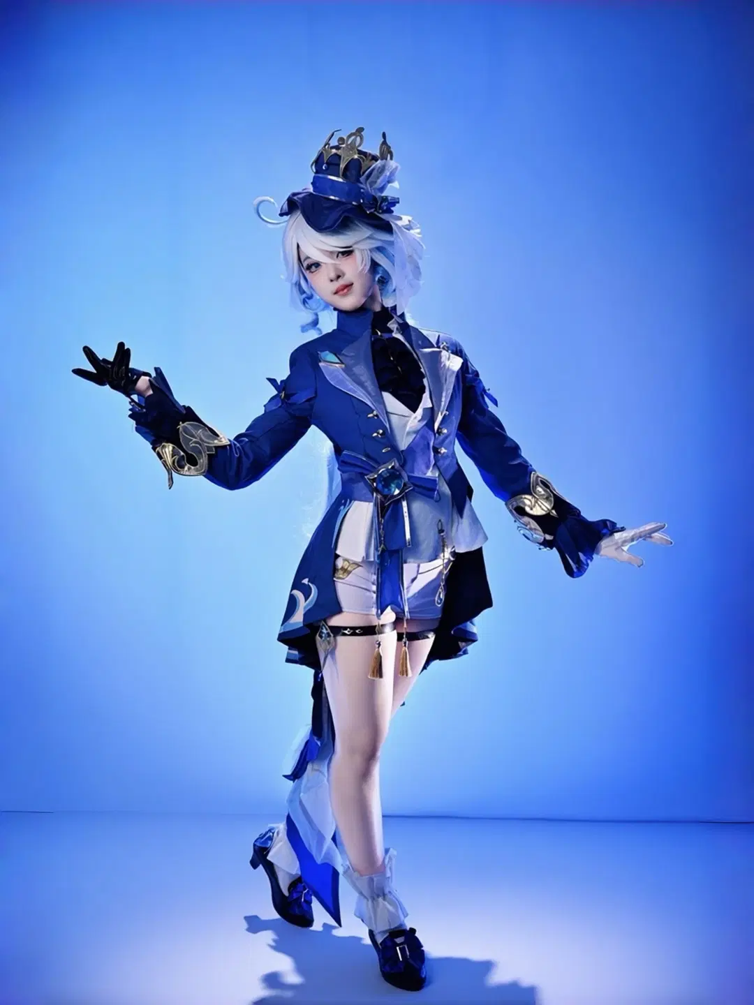 【芙宁娜cos】原神 耗时一周亲手制作的假发首秀 - 挑食动物Future - 第6张