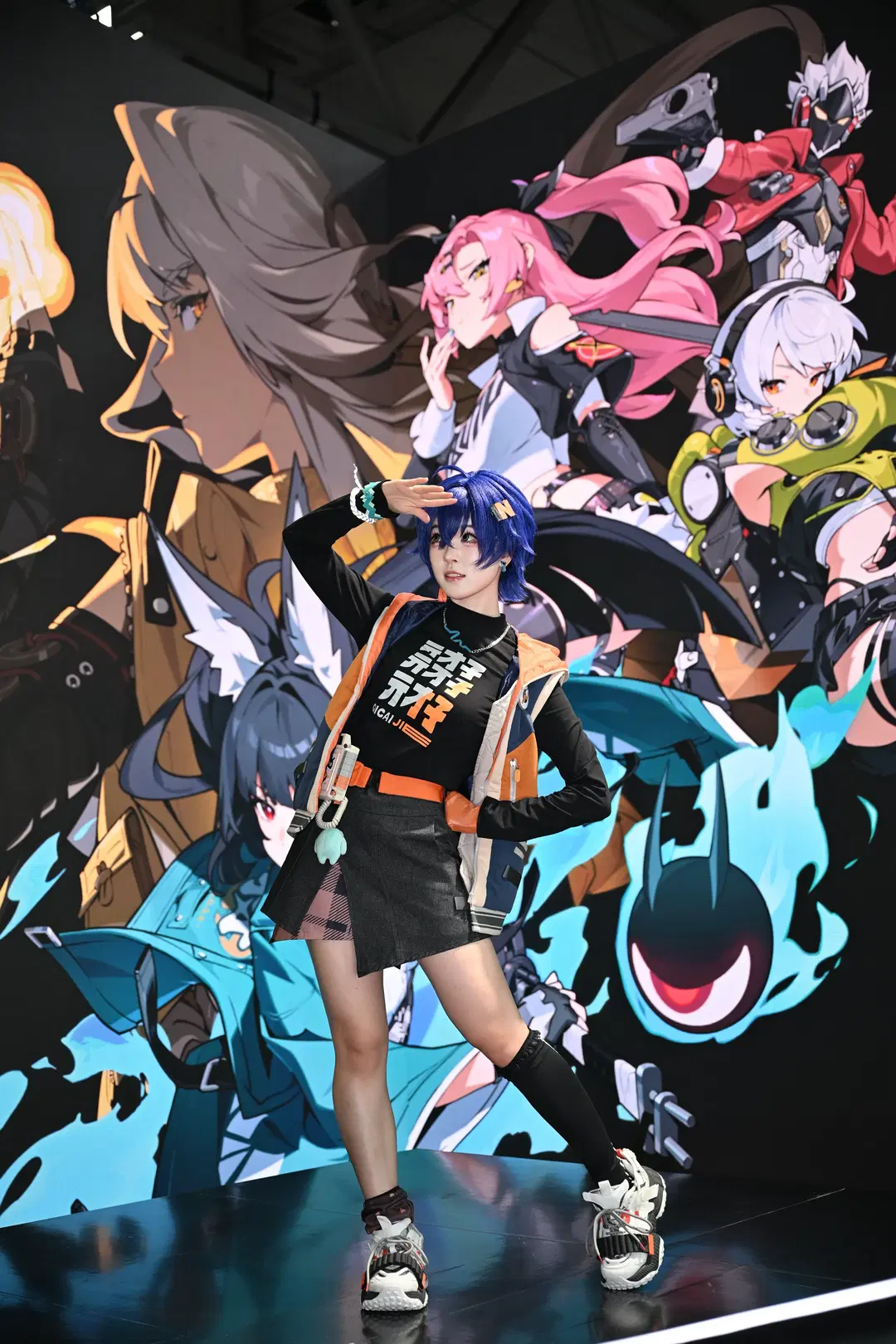 Zenless Zone Zero, Techwear outfit, Belle-imouto cosplay, Stockings cosplay, Gamescom