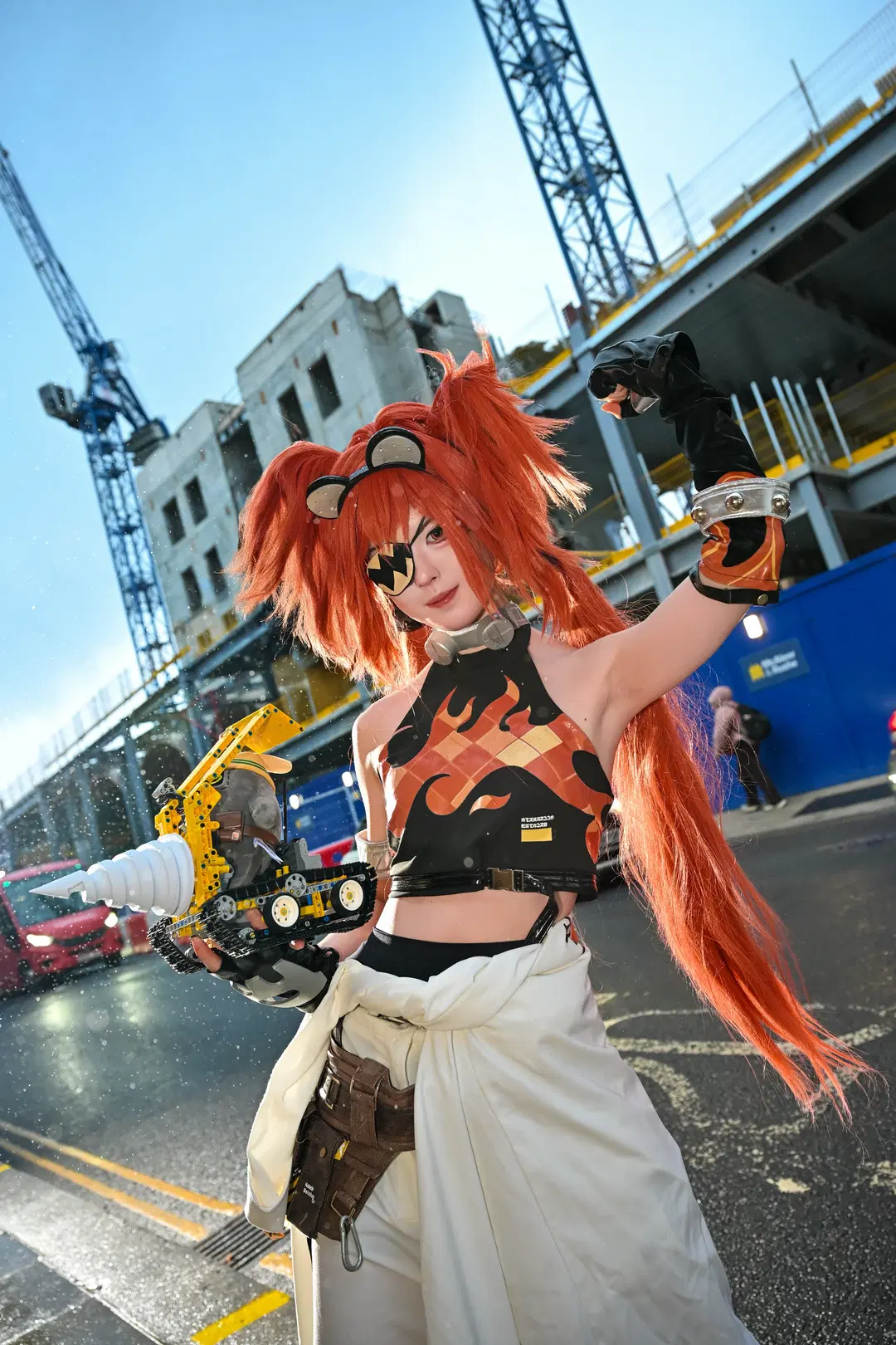 绝区零, 二次元cosplay, 柯蕾妲cos, 白祇重工, 工地风cos