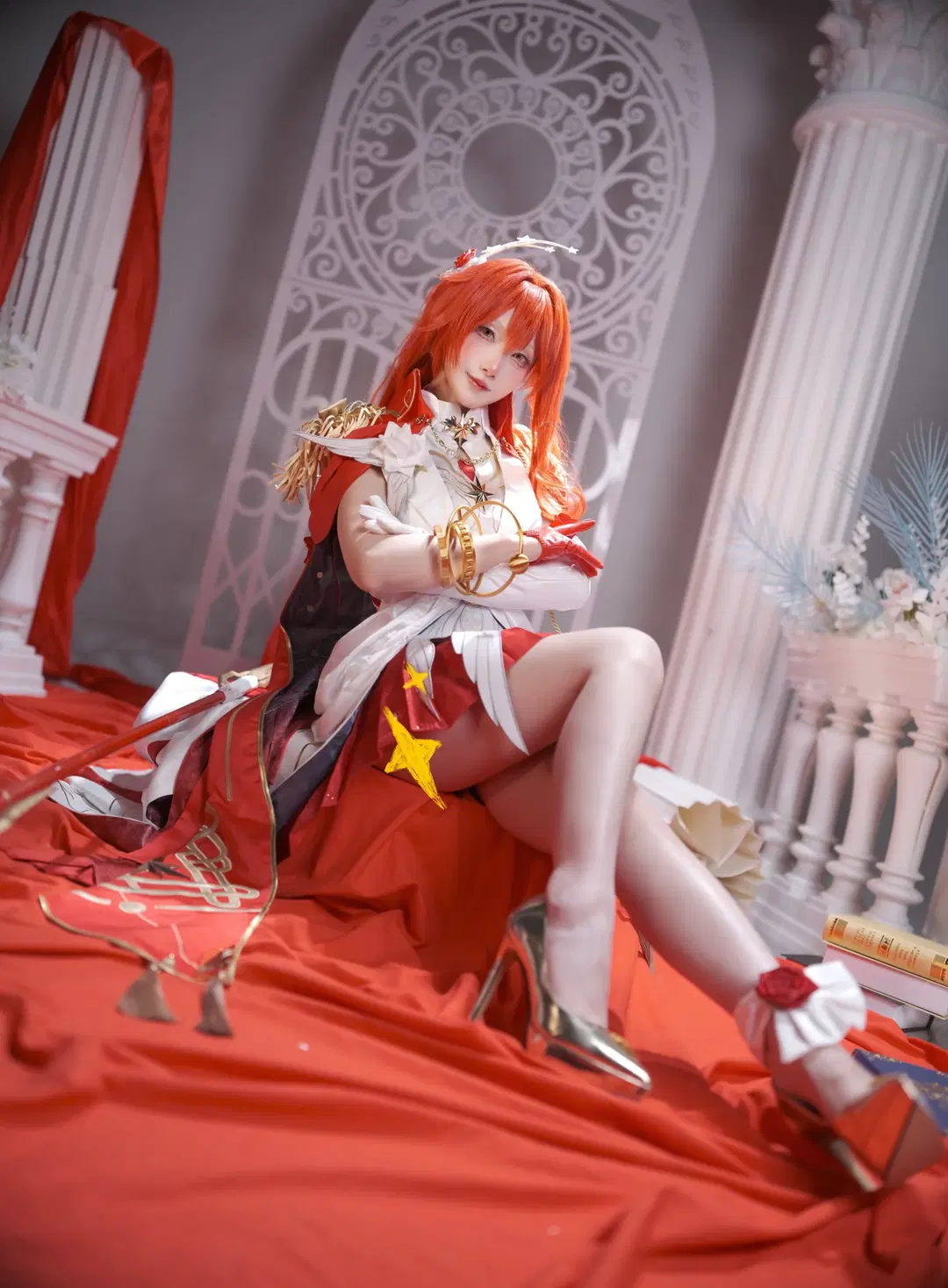 崩坏星穹铁道, 姬子cos, 游戏cos, 丝袜cos, 姬子启行