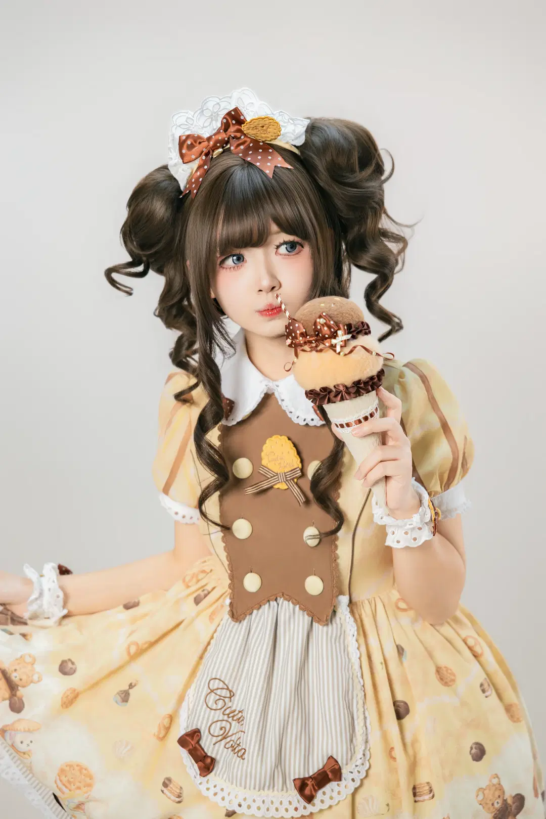 烘焙主题Lolita正片 今天也是甜甜的饼干小熊女孩 - 秋月凛 - 第7张