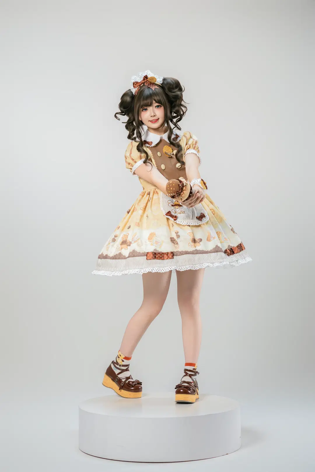 烘焙主题Lolita正片 今天也是甜甜的饼干小熊女孩 - 秋月凛 - 第8张