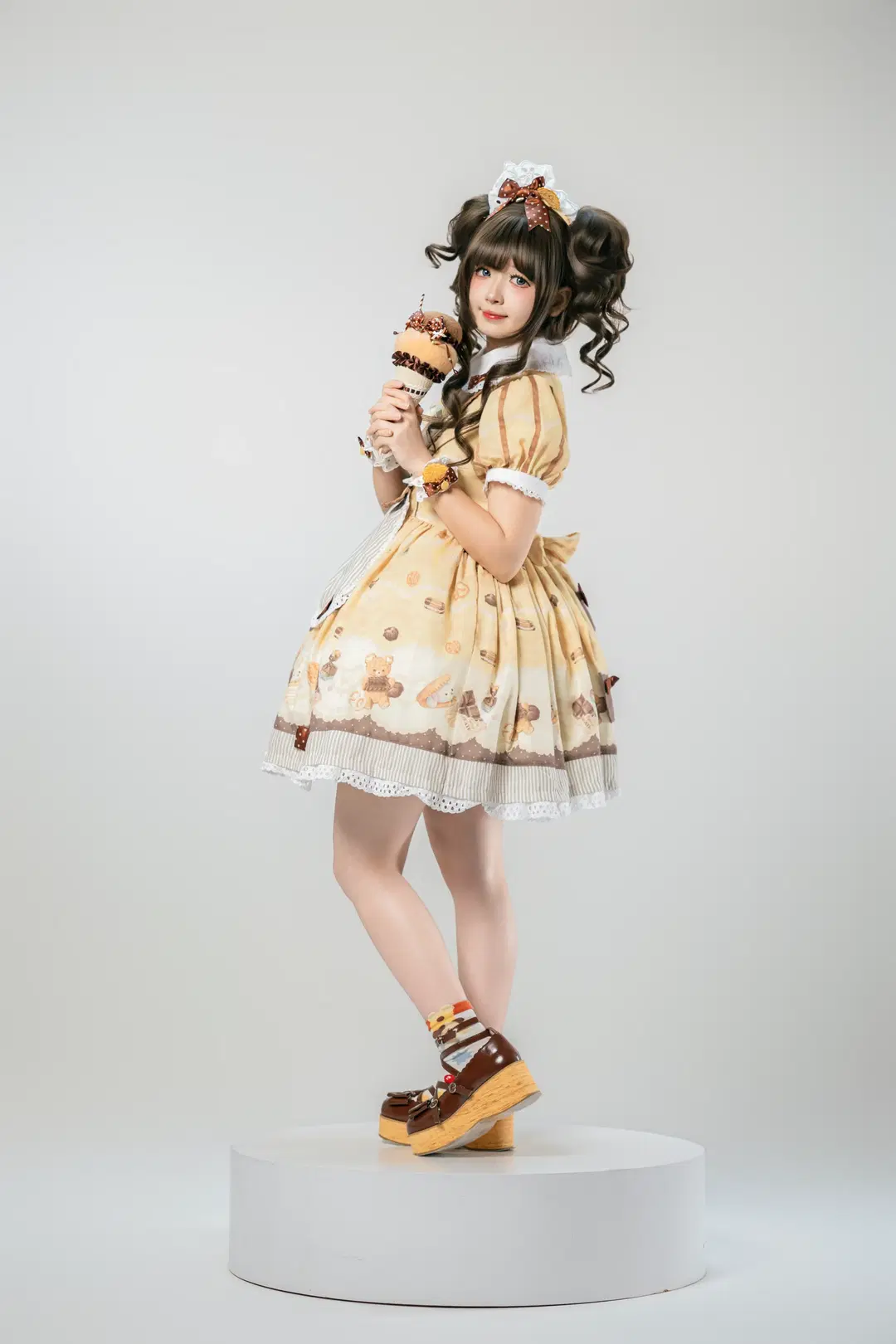 烘焙主题Lolita正片 今天也是甜甜的饼干小熊女孩 - 秋月凛 - 第9张