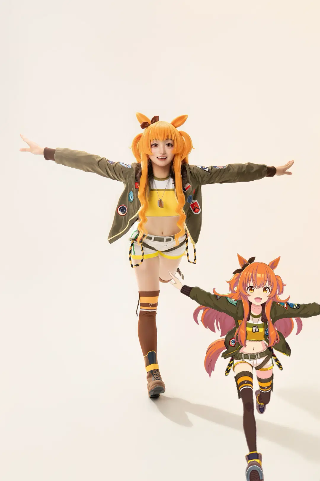 [Mayano Top Gun cosplay] Umamusume: Pretty Derby Top Gun energetic Studio shoot record by 川式林果酱 - Image 2