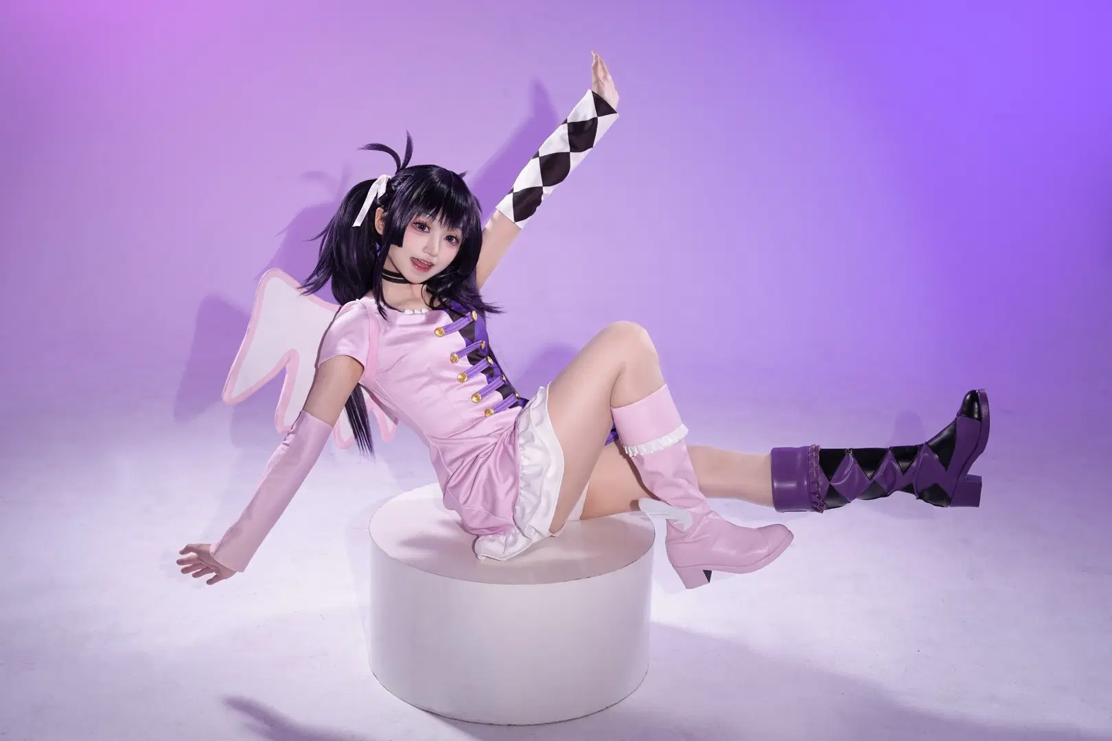 二次元cosplay, 元气少女, 久里须要cos, 美妙旋律, 古早偶像