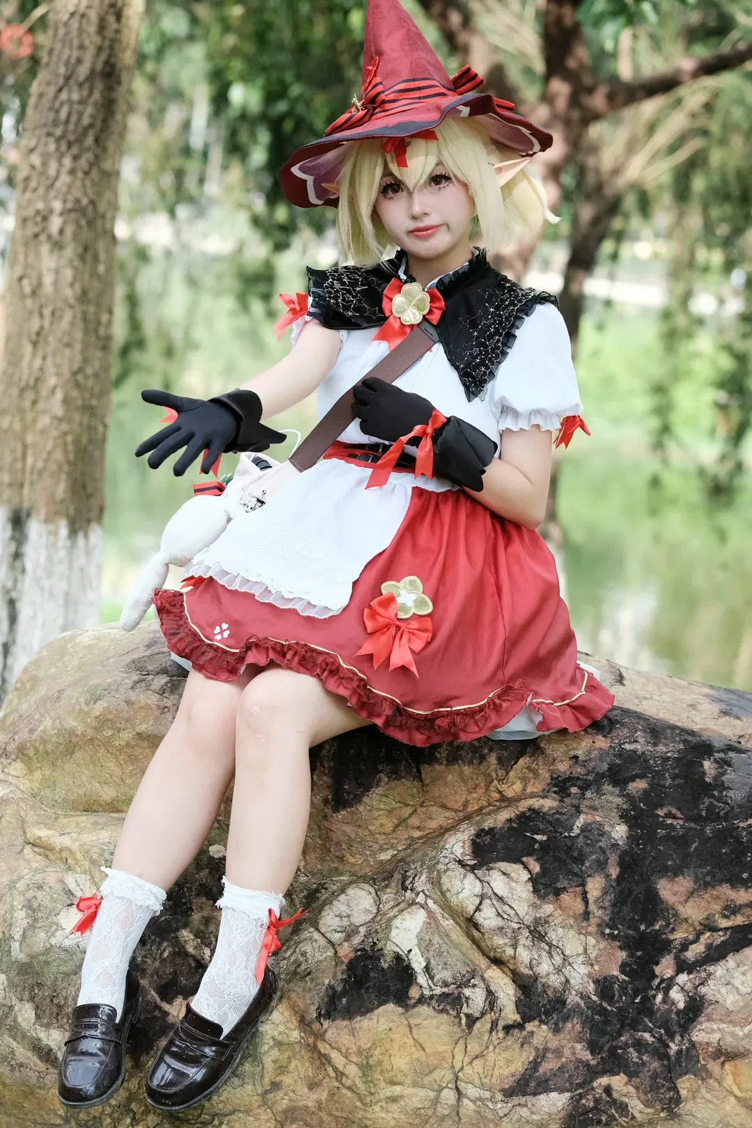 【可莉cos】原神火花骑士的户外魔法体验