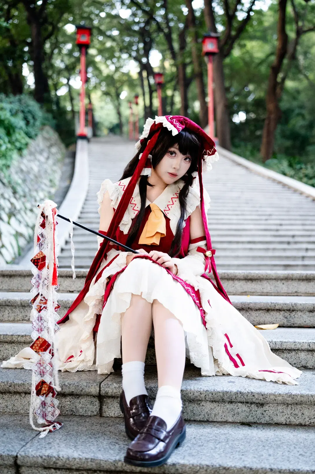 【博麗靈夢cos】東方Project樂園巫女的紅白經典正片 - 小菲大人来也 - 第5張